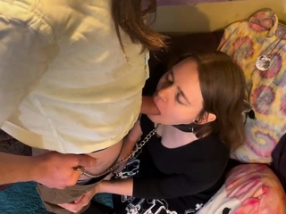 Big Cock Surprise for a Horny MILF Gamer, 46th Blowjob Chall