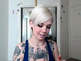 Sara X Mills Blue Leotard Workout Video