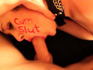 Blonde amateur blowjob POV in public