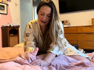 Chase Layne – Sick in bed Step-mom helps