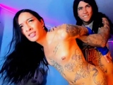 Shemale deepthroats tranny dick then gets fucked