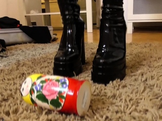 russian girl matroshka crushing