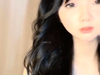 Cute amateur brunette naughty in solo jerking show on camera