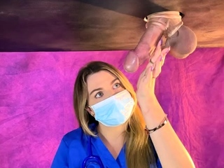 Kittybegood – Hot Blonde Nurse Drains Big Cock And Balls In