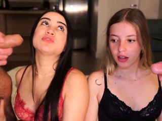 Blonde Sucks Cock While Her Man Eats Her Pussy