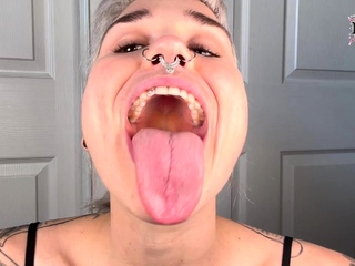 Alt Long Tongue Mouth Fetish – Licking Your Face And