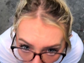 Dani Day Gets Cum On Glasses After Outdoor Blowjob Onlyfans