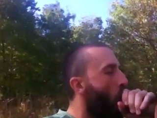 Big Cock Blowjob Outside