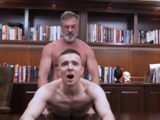 Cute twink barebacked by hot suited master