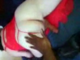 Sissy in Red Interracial Big Cock Adventure