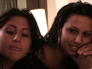 Watch how these two hot spanish teen sisters take turns to