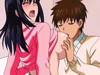 Anime couple fucking passionately...