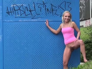 Girls pissing in parking lots and train stations